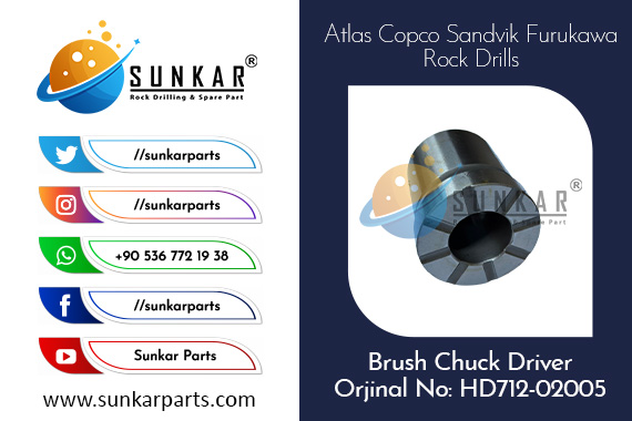 Atlas Copco Brush Chuck Driver HD712-02005