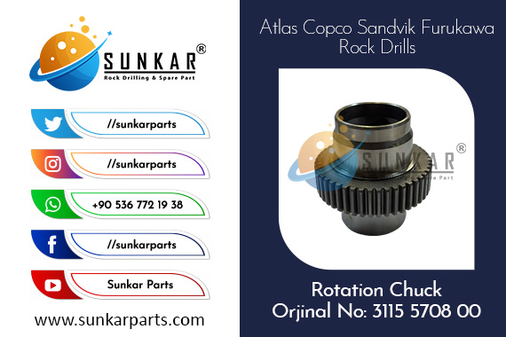 Atlas Copco Rotation Chuck 3115 5708 00