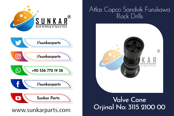Atlas Copco Valve Cone 3115 2100 00
