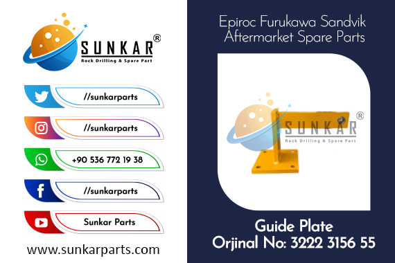 Epiroc Guide Plate 3222 3156 55