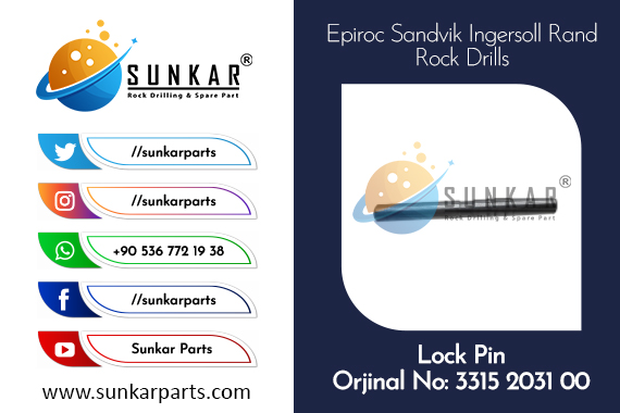 Epiroc Lock Pin 3315 2031 00