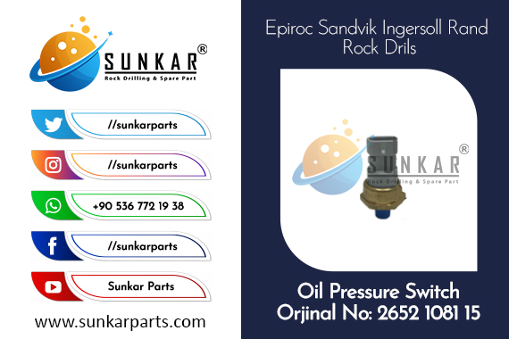 Epiroc Oil Pressure Switch 2652 1081 15
