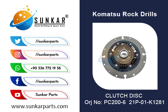 KOMATSU CLUTCH DISC PC200-6  21P-01-K1281