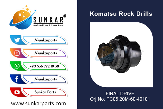 KOMATSU FINAL DRIVE PC05 20M 60 40101