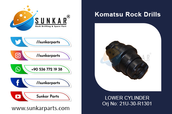 KOMATSU LOWER CYLINDER 21U 30 R1301 