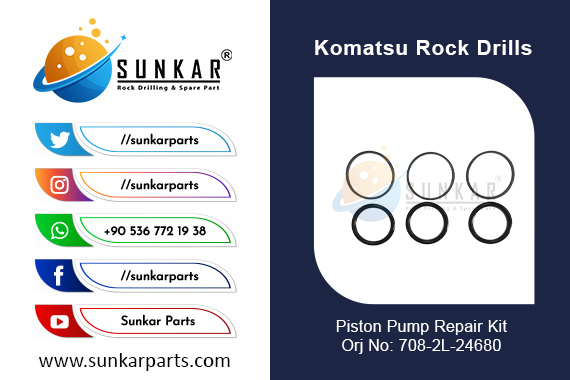KOMATSU PISTON PUMP REPAIR KIT 708 2L 24680