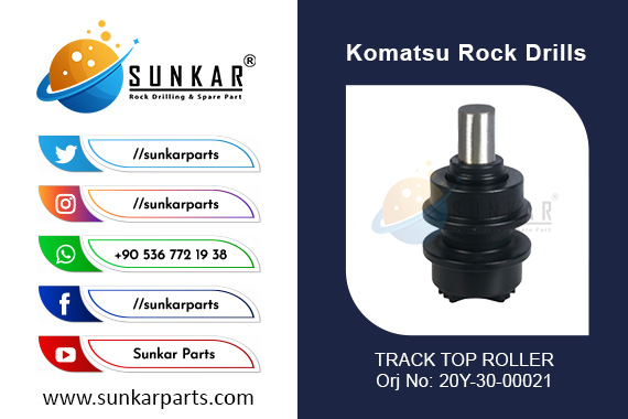 KOMATSU TRACK TOP ROLLER 20Y 30 00021  