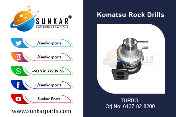 KOMATSU TURBO 6137 82 8200 