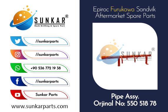 Sandvik Pipe Assy 550 518 78