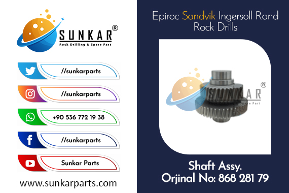Sandvik Shaft Assy.  868 281 79