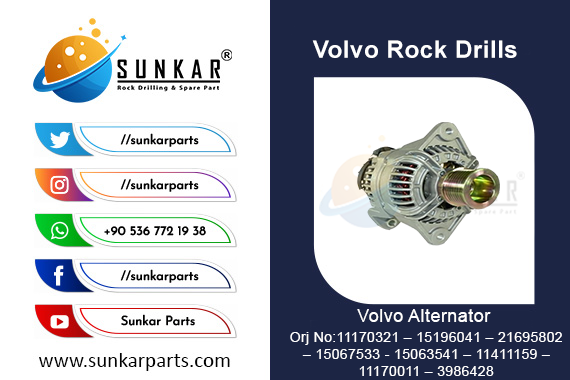Volvo Alternator 11170321 15196041 21695802 15067533 15063541 11411159 11170011 3986428