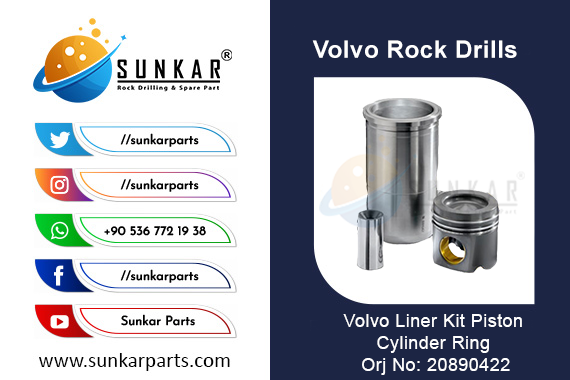Volvo Liner Kit Piston Cylinder Ring 20890422