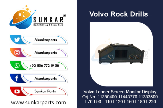 Volvo Loader Screen Monitor Display 11380400 11443770 11383500 